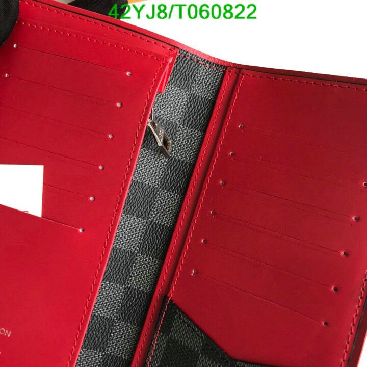 LV Bags-(4A)-Wallet-,Code: T060822,$ 55USD