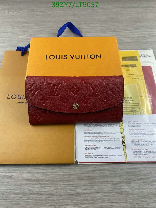 LV Bags-(4A)-Wallet-,Code: LT9057,$ 51USD