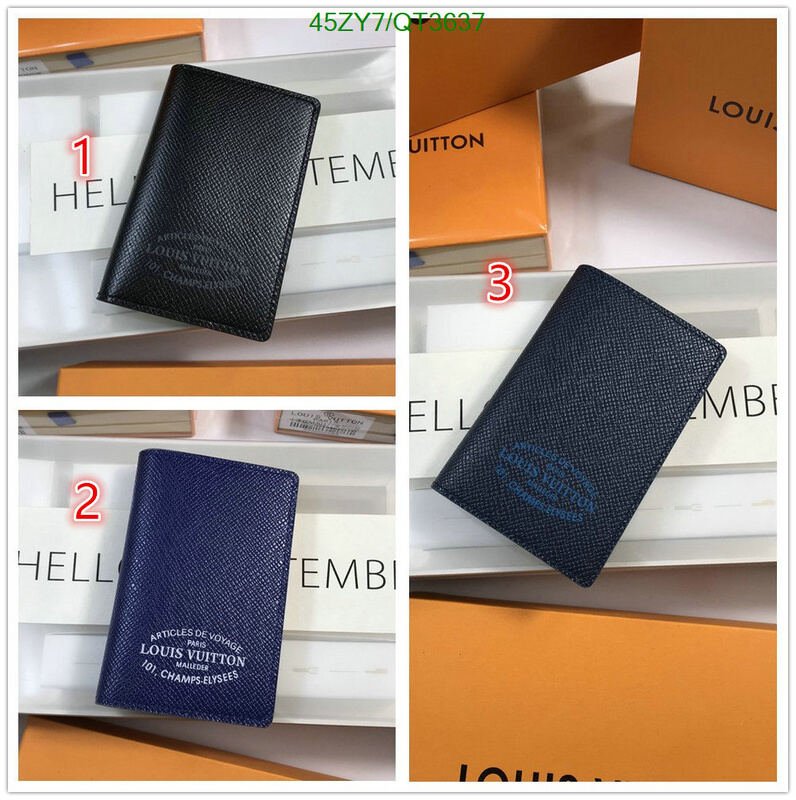 LV Bag-(4A)-Wallet- Code: QT3637 $ 59USD