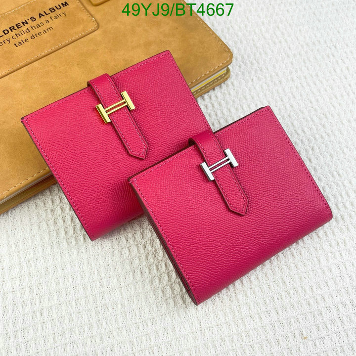 Hermes Bag-(4A)-Wallet- Code: BT4667 $ 64USD