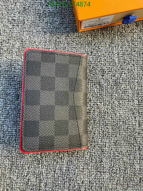 LV Bags-(4A)-Wallet-,Code: LT4874,$ 46USD