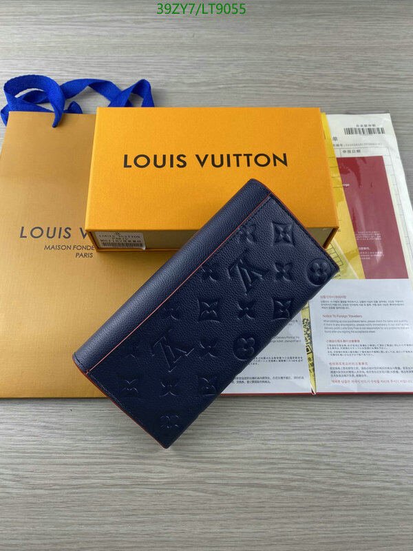 LV Bags-(4A)-Wallet-,Code: LT9055,$ 51USD