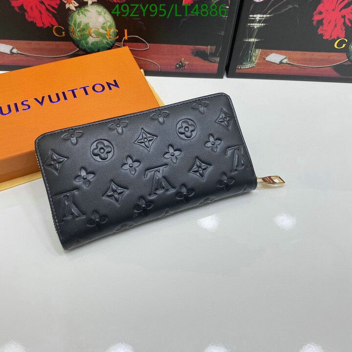 LV Bags-(4A)-Wallet-,Code: LT4886,$ 64USD