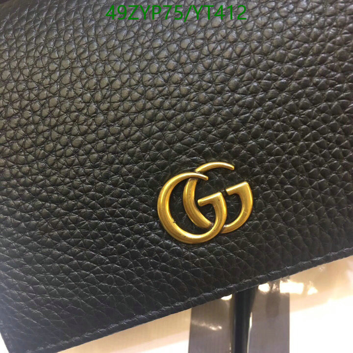 Gucci Bag-(4A)-Wallet-,Code: YT412,$ 64USD