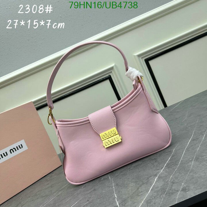 Miu Miu Bag-(4A)-Handbag- Code: UB4738 $ 103USD