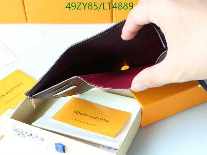 LV Bags-(4A)-Wallet-,Code: LT4889,$ 64USD