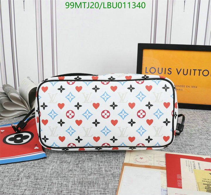 LV Bags-(4A)-Neverfull-,Code: LBU011340,$ 129USD