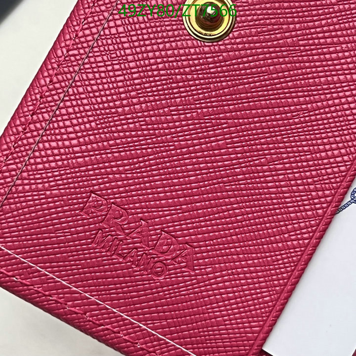 Prada Bag-(4A)-Wallet- Code: ZT7566 $ 64USD