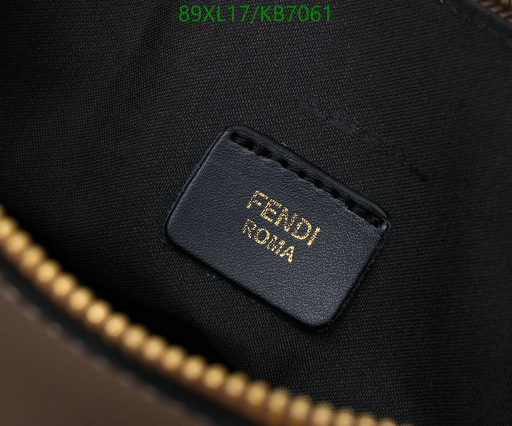 Fendi Bag-(4A)-Boston- Code: KB7061 $ 116USD