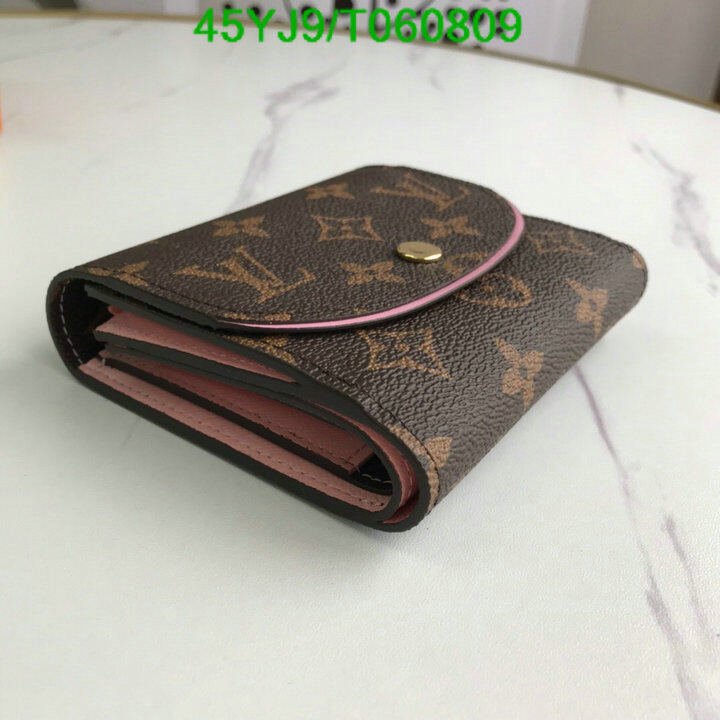 LV Bags-(4A)-Wallet-,Code: T060809,$ 59USD