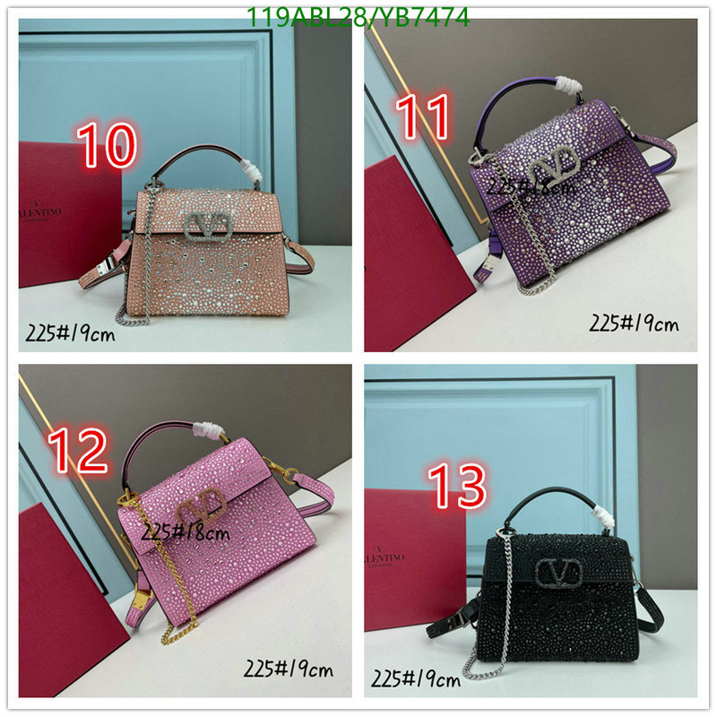 Valentino Bag-(4A)-Diagonal-,Code: YB7474,$ 155USD
