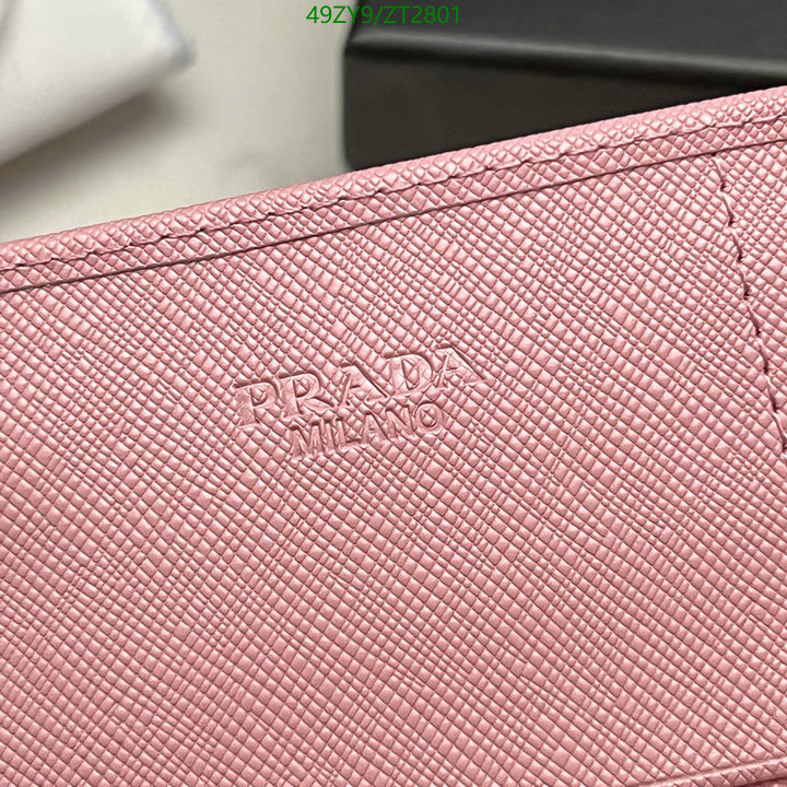 Prada Bag-(4A)-Wallet- Code: ZT2801 $ 64USD