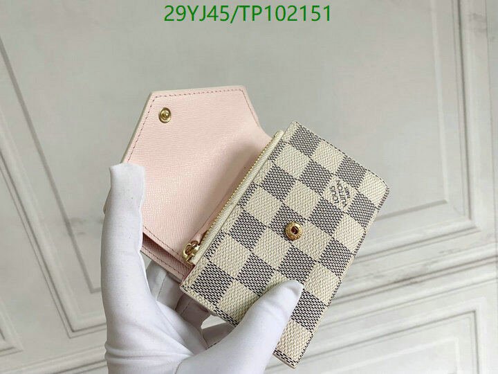 LV Bags-(4A)-Wallet-,Code: TP102151,$ 38USD