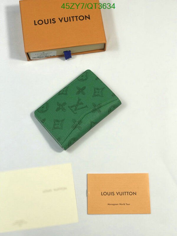 LV Bag-(4A)-Wallet- Code: QT3634 $ 59USD