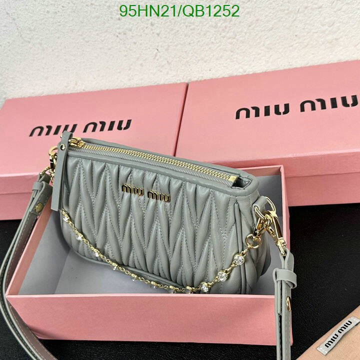 Miu Miu Bag-(4A)-Diagonal- Code: QB1252 $ 124USD
