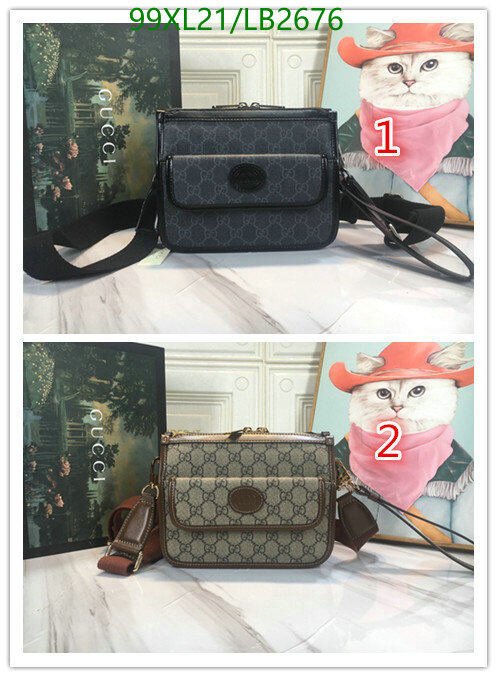 Gucci Bag-(4A)-Diagonal-,Code: LB2676,$ 129USD