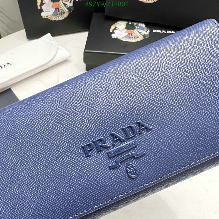 Prada Bag-(4A)-Wallet- Code: ZT2801 $ 64USD