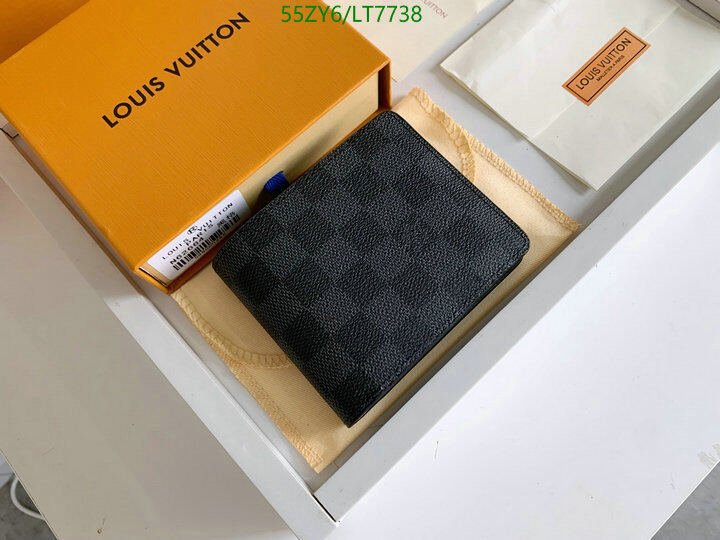 LV Bags-(4A)-Wallet-,Code: LT7738,$ 72USD