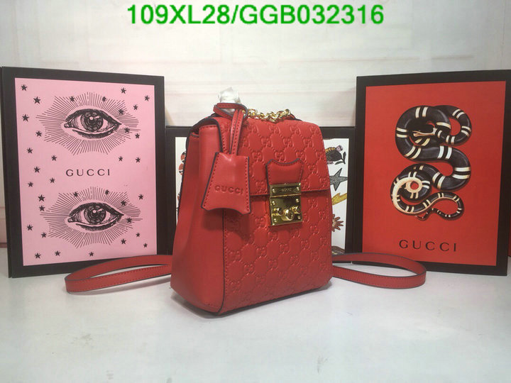 Gucci Bag-(4A)-Padlock-,Code: GGB032316,$ 142USD