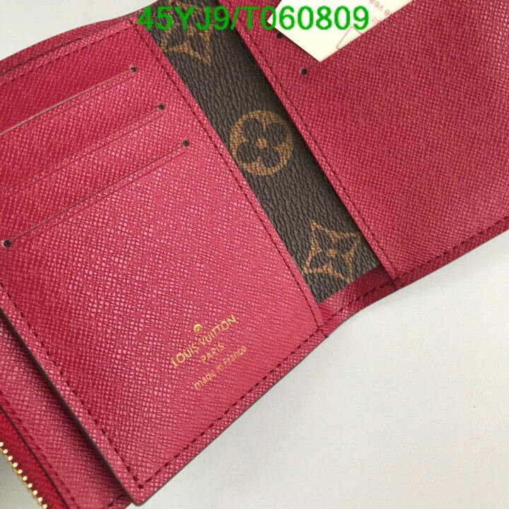 LV Bags-(4A)-Wallet-,Code: T060809,$ 59USD