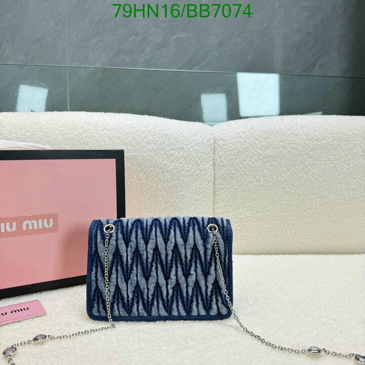 Miu Miu Bag-(4A)-Crossbody- Code: BB7074 $ 103USD