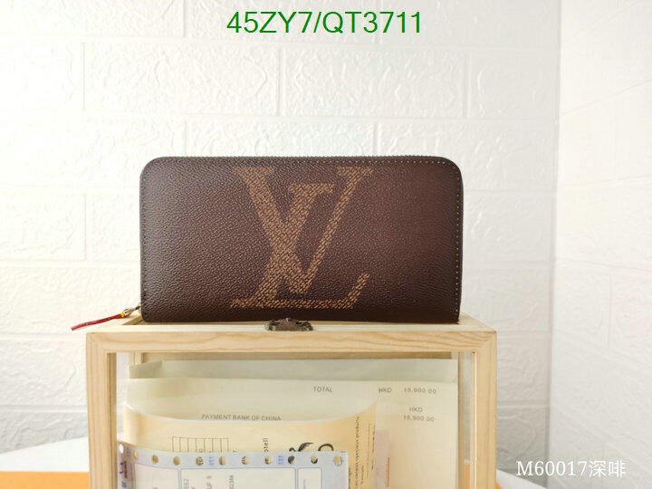 LV Bag-(4A)-Wallet- Code: QT3711 $ 59USD