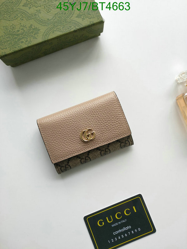 Gucci Bag-(4A)-Wallet- Code: BT4663 $ 59USD