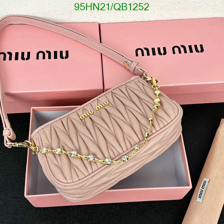 Miu Miu Bag-(4A)-Diagonal- Code: QB1252 $ 124USD