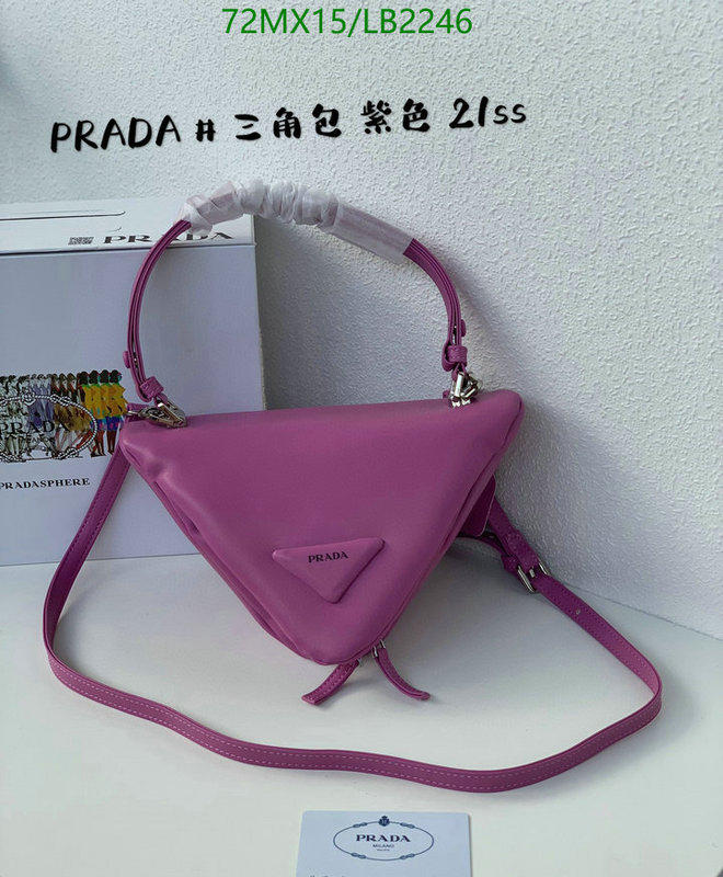 Prada Bag-(4A)-Triangle-,Code: LB2246,$ 94USD