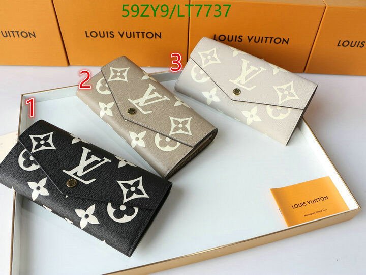 LV Bags-(4A)-Wallet-,Code: LT7737,$ 77USD