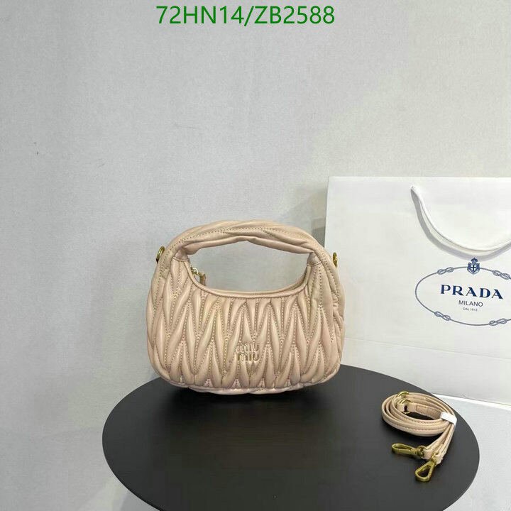 Miu Miu Bag-(4A)-Diagonal-,Code: ZB2588,$ 94USD