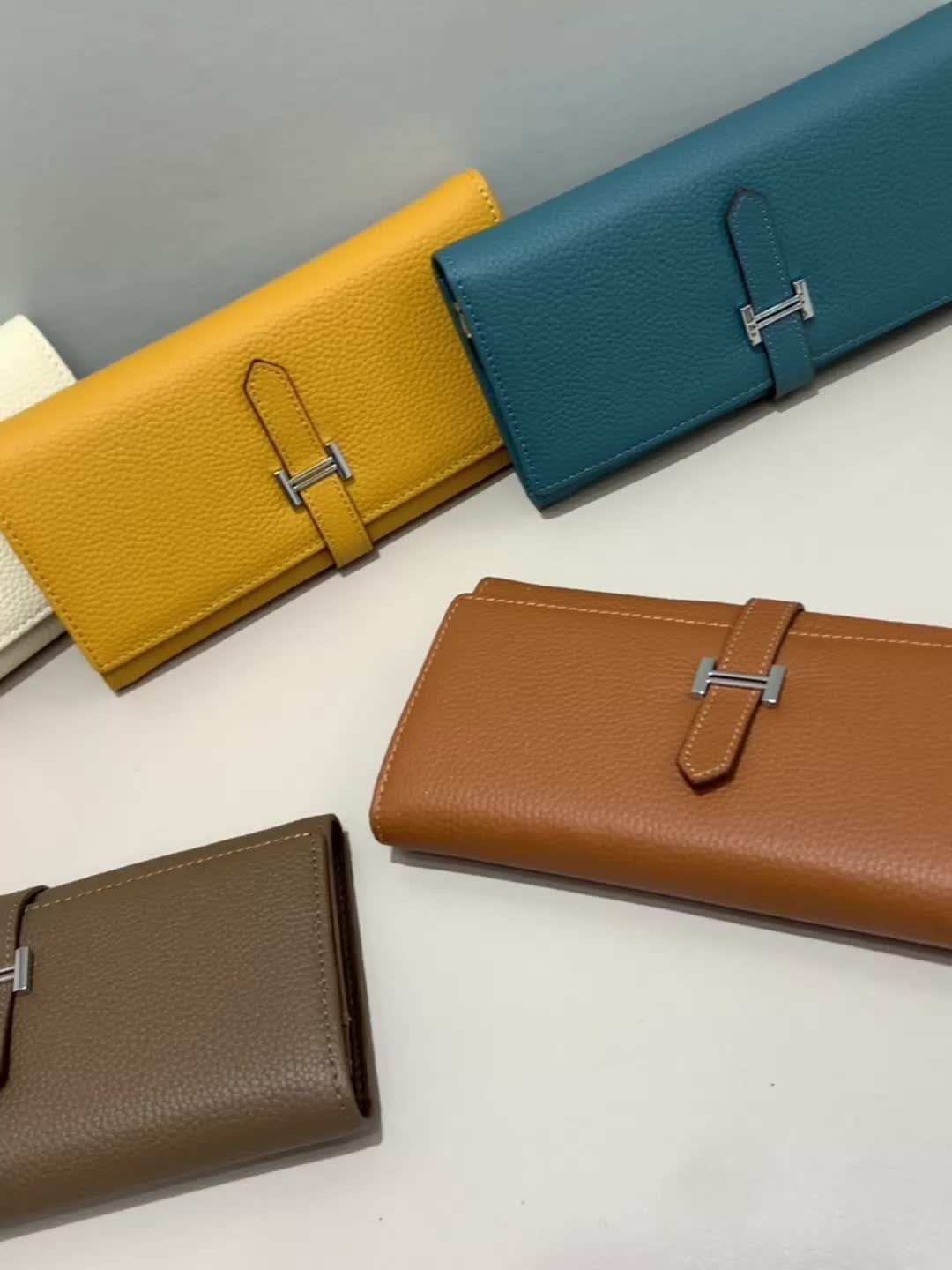 Hermes Bag-(4A)-Wallet- Code: QT5403 $ 90USD