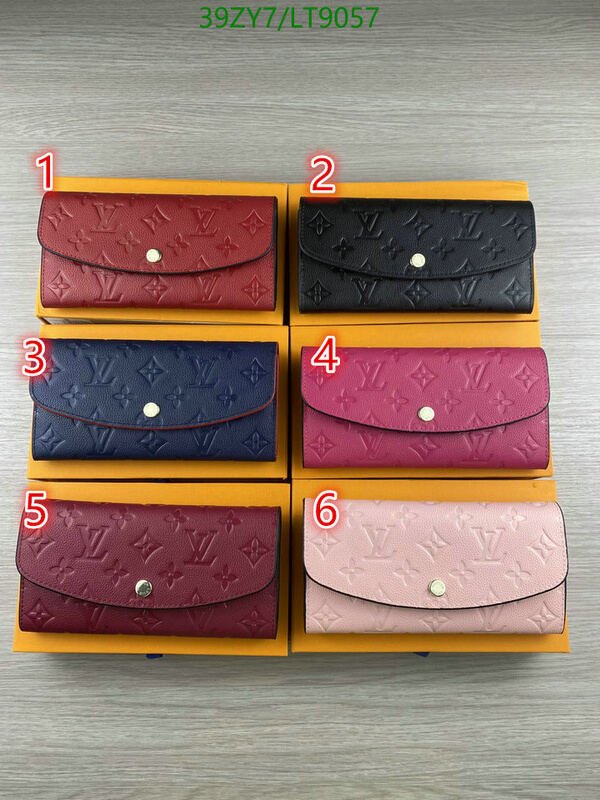 LV Bags-(4A)-Wallet-,Code: LT9057,$ 51USD