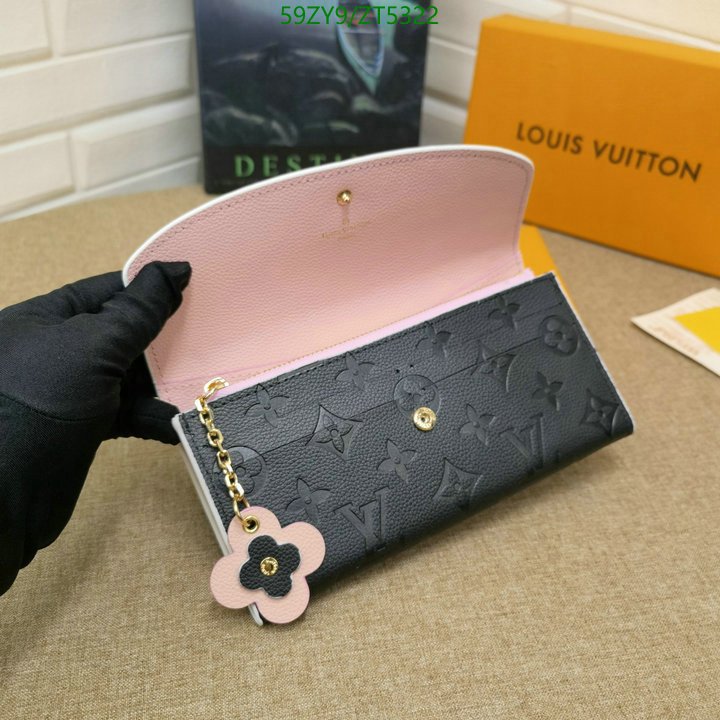 LV Bags-(4A)-Wallet-,Code: ZT5322,$ 77USD
