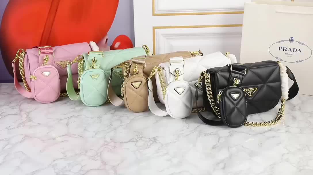 Prada Bag-(4A)-Diagonal- Code: XB7102 $ 137USD