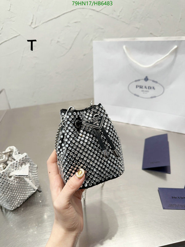 Prada Bag-(4A)-Bucket Bag- Code: HB6483 $ 103USD