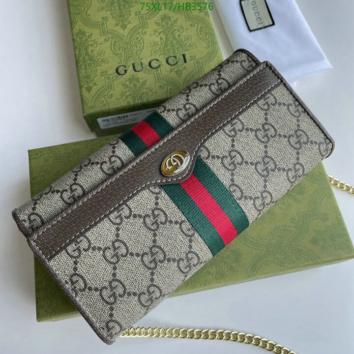 Gucci Bag-(4A)-Diagonal-,Code: HB3576,$ 98USD