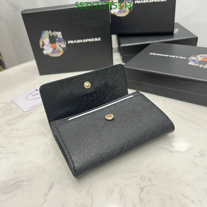 Prada Bag-(4A)-Wallet-,Code: ZT5343,$ 72USD
