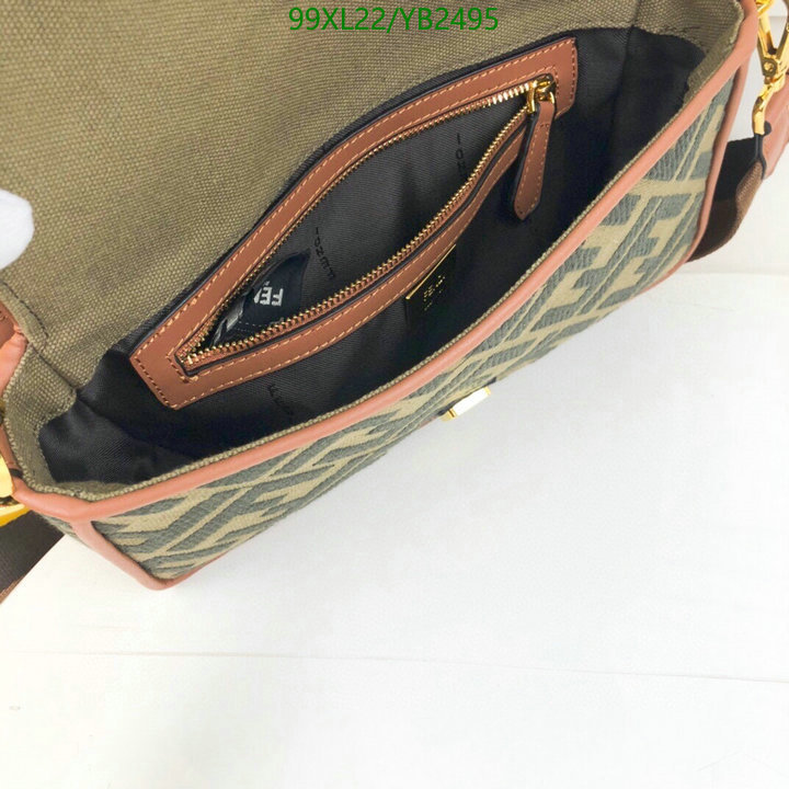 Fendi Bag-(4A)-Baguette-,Code: YB2495,$ 129USD