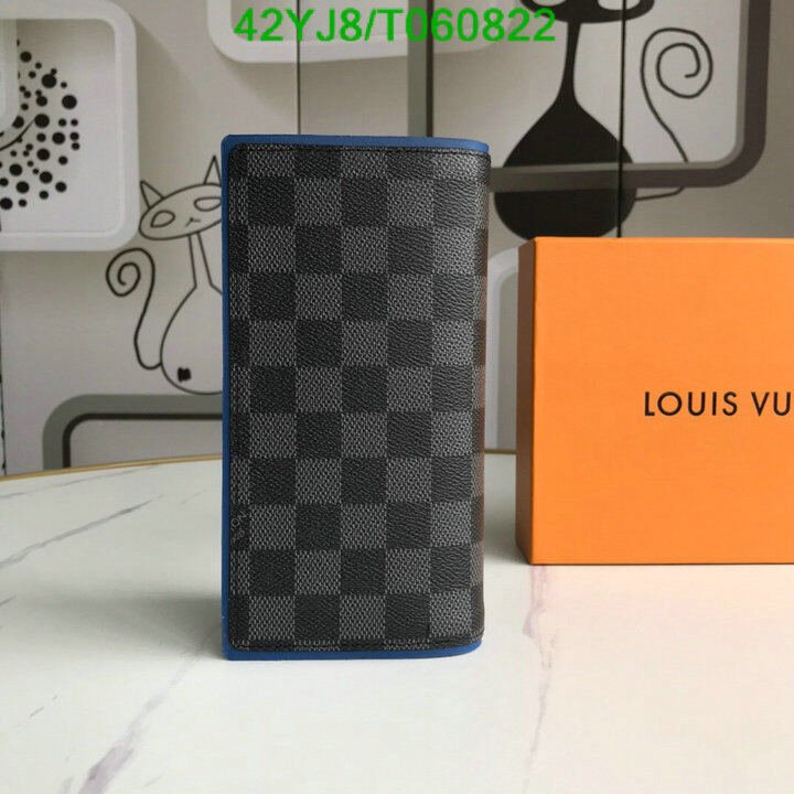 LV Bags-(4A)-Wallet-,Code: T060822,$ 55USD