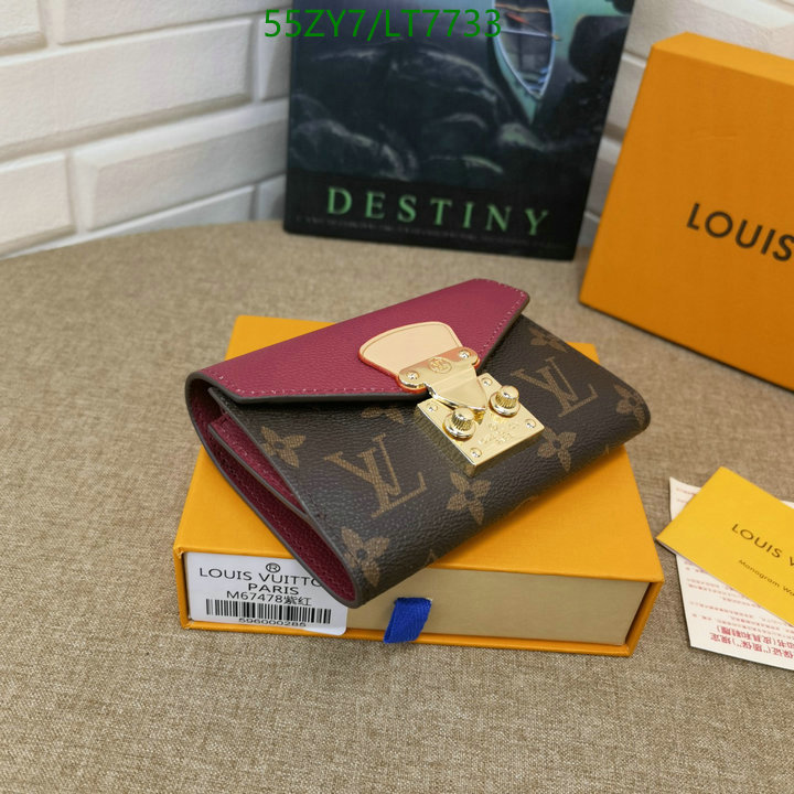 LV Bags-(4A)-Wallet-,Code: LT7733,$ 72USD