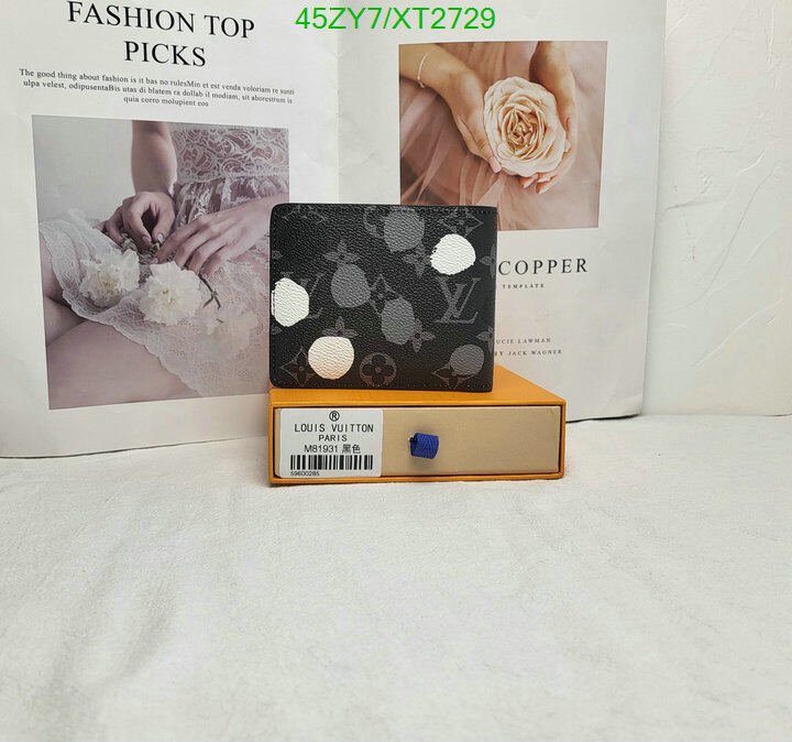LV Bags-(4A)-Wallet-,Code: XT2729,$ 59USD