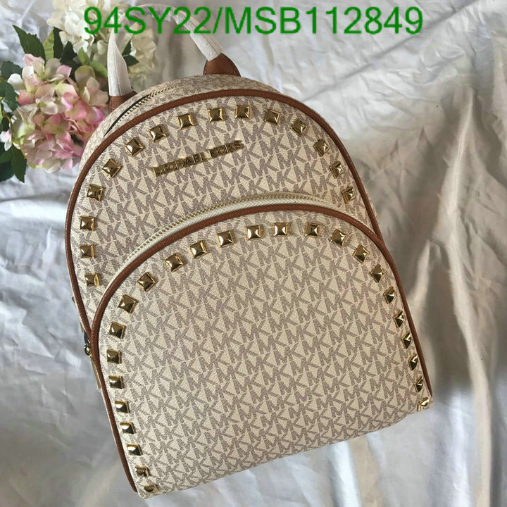 Michael Kors Bag-(4A)-Backpack-,Code: MSB112849,$ 123USD