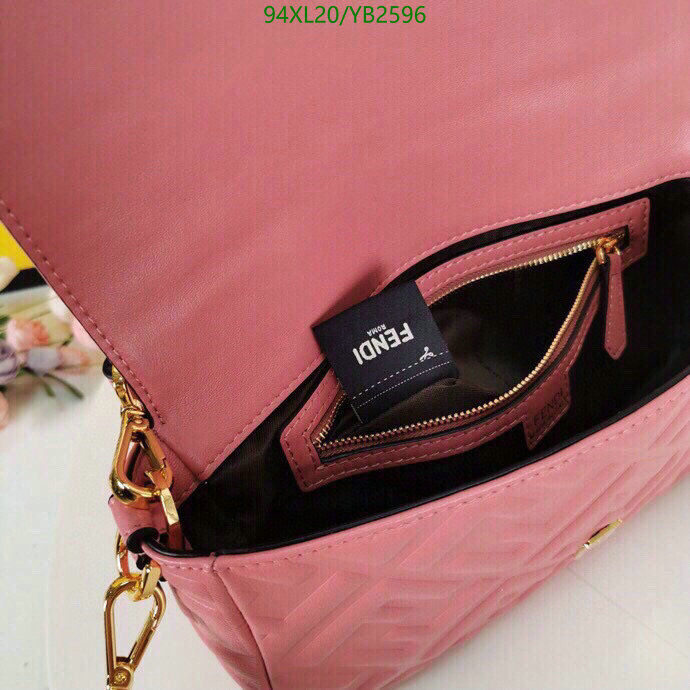 Fendi Bag-(4A)-Baguette-,Code: YB2596,$ 123USD