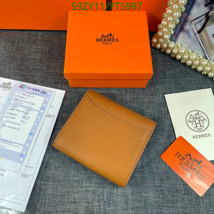 Hermes Bag-(4A)-Wallet-,Code: YT5997,$ 77USD