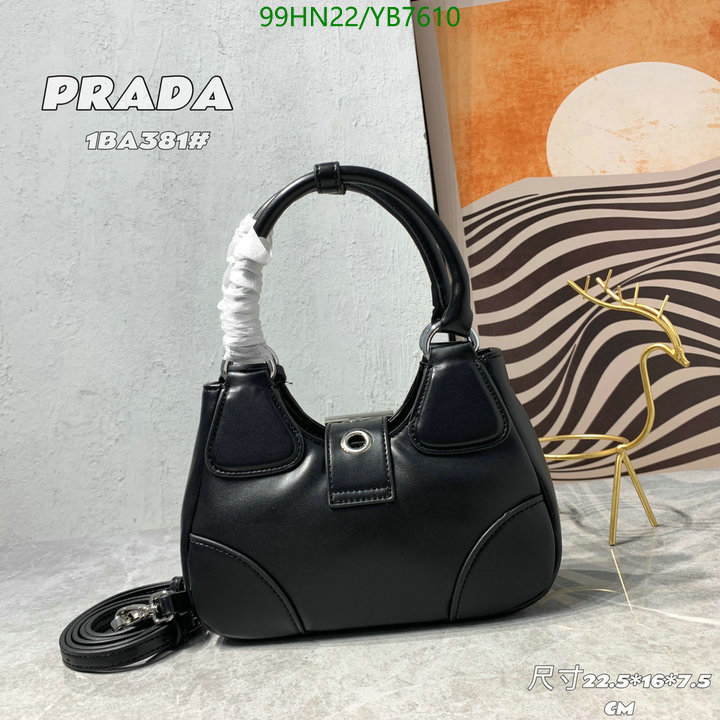 Prada Bag-(4A)-Handbag-,Code: YB7610,$ 129USD