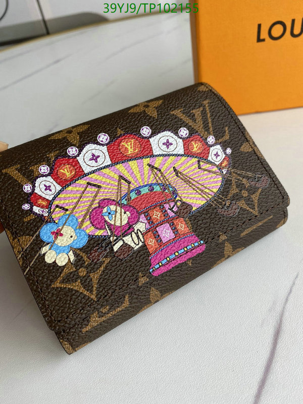 LV Bags-(4A)-Wallet-,Code: TP102155,$ 51USD