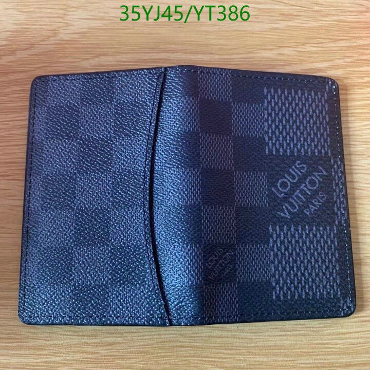 LV Bags-(4A)-Wallet-,Code: YT386,$ 46USD