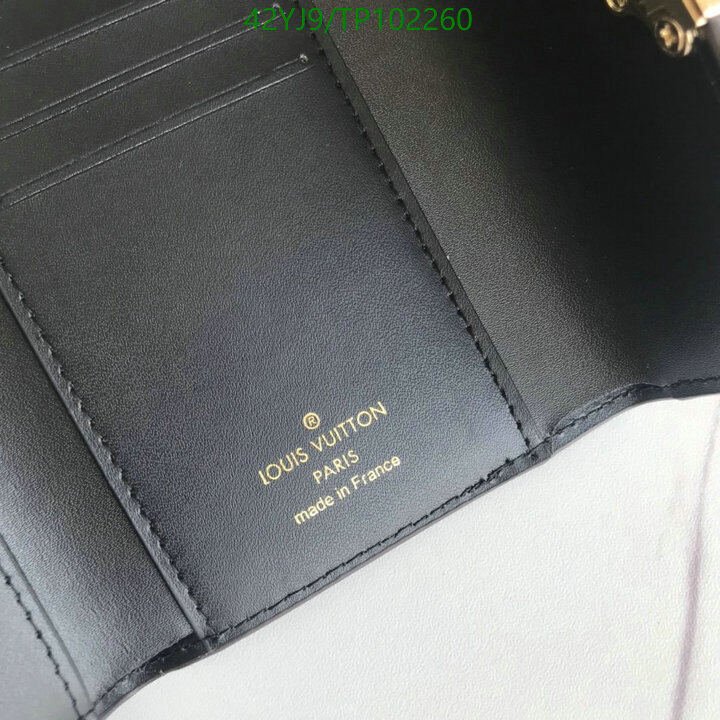 LV Bags-(4A)-Wallet-,Code: TP102260,$ 55USD
