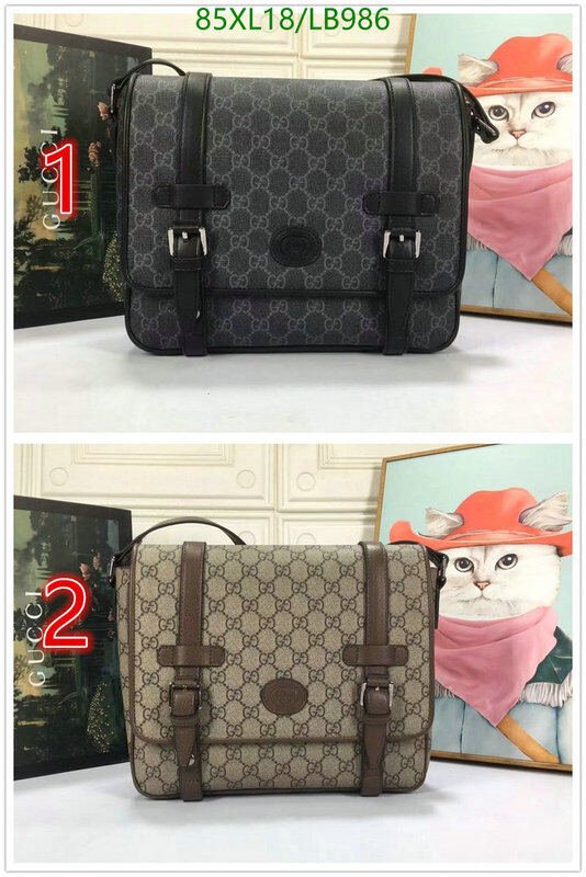 Gucci Bag-(4A)-Diagonal-,Code: LB986,$ 111USD